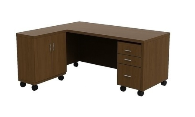 Rectangle Executive Table with Pedestal Unit