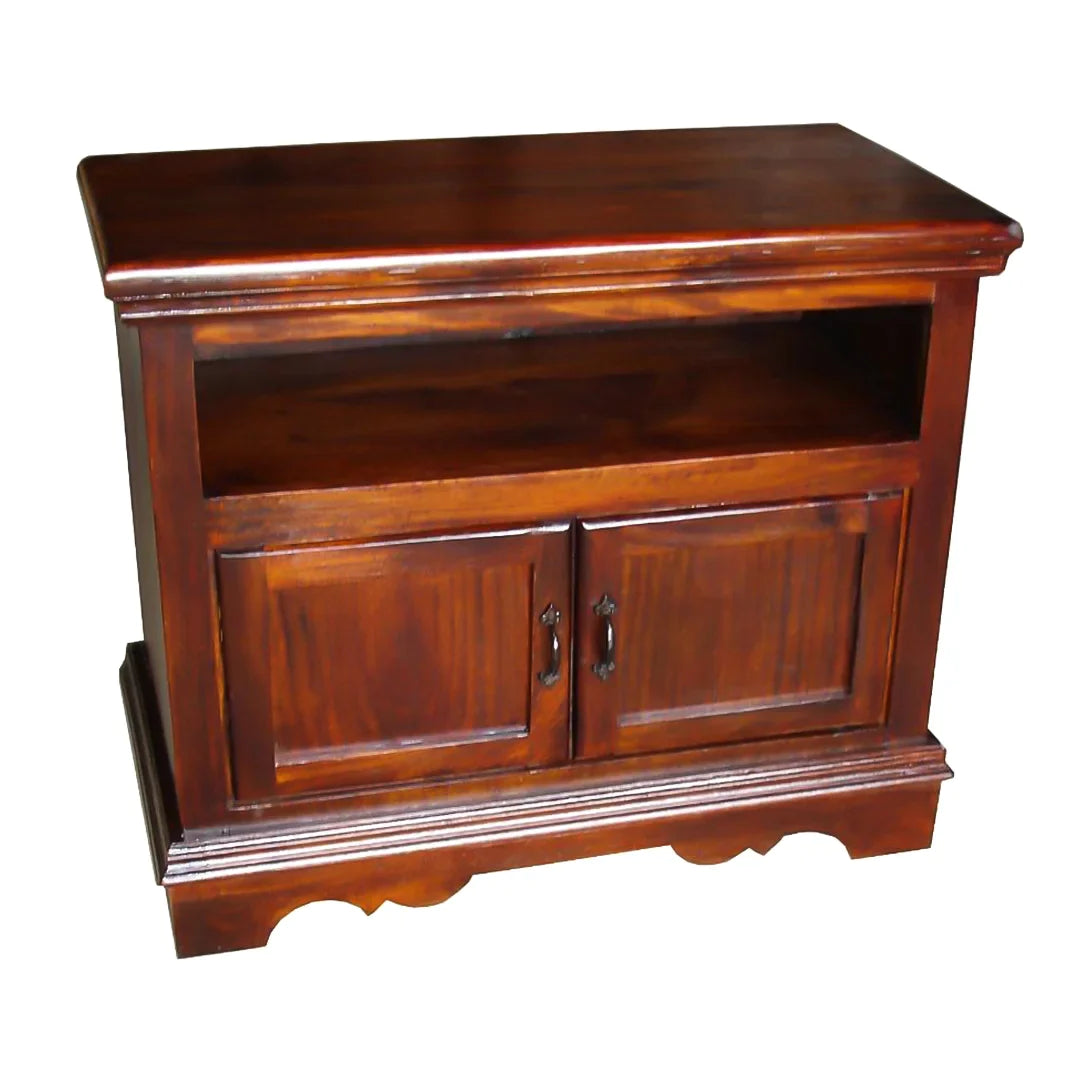 Rustic Mesh Door TV Console
