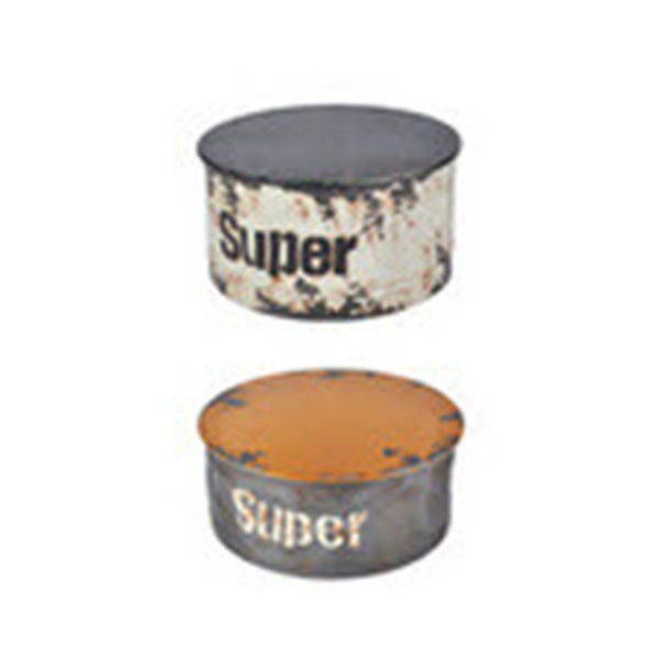 Set of Two - Drum Coffee Table