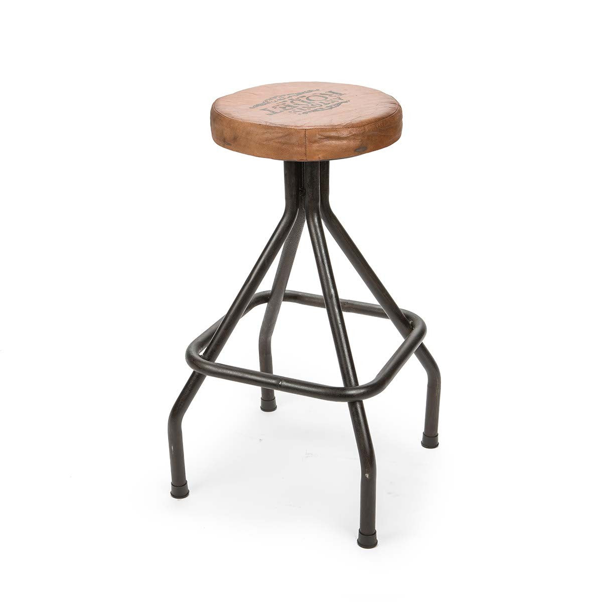 Vintage Ironwood Bar Stool