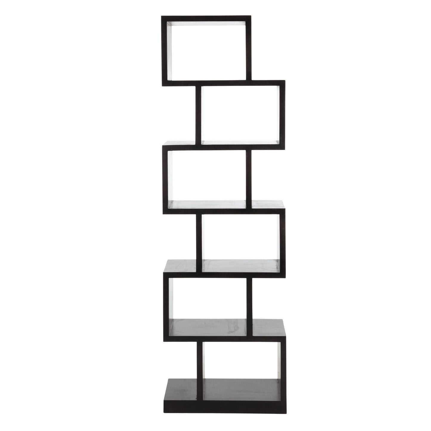 Cascading Cubist Bookshelf