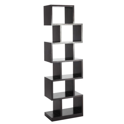 Cascading Cubist Bookshelf