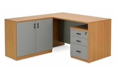 Rectangle Executive Table with Pedestal Unit