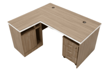 Rectangle Executive Table with Pedestal Unit