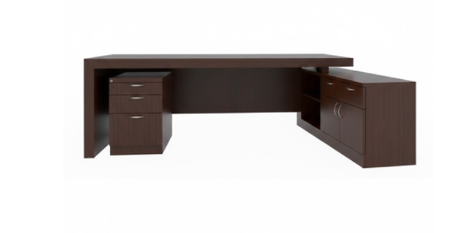 Rectangle Executive Table with Pedestal Unit