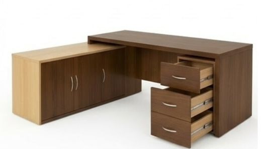 Rectangle Executive Table with Pedestal Unit