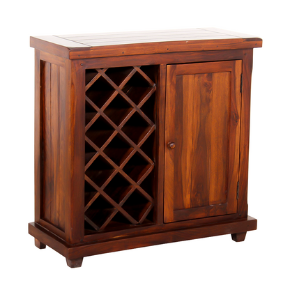 Crosshatch Wine Cabinet