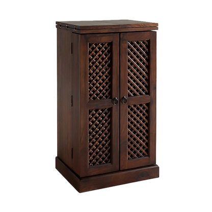 Lattice Wine Cabinet