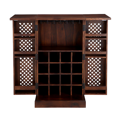 Lattice Wine Cabinet