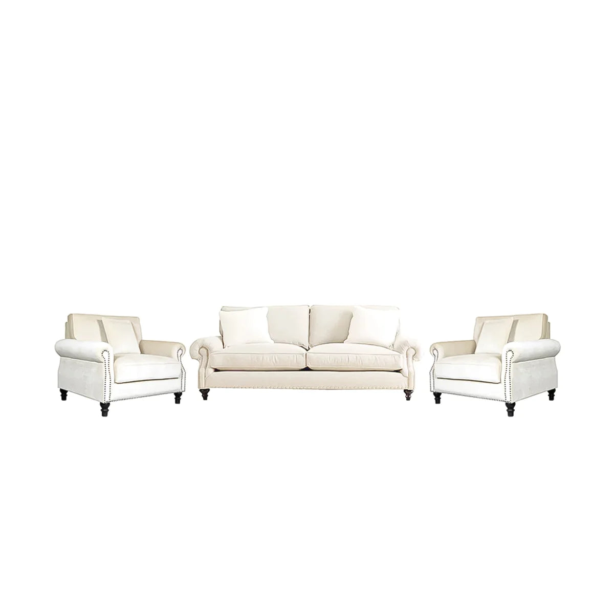 ChesterfieldElegance Sofa and Benches