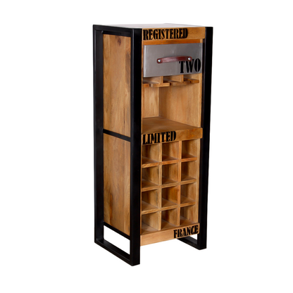 Industrial Wine Cabinet