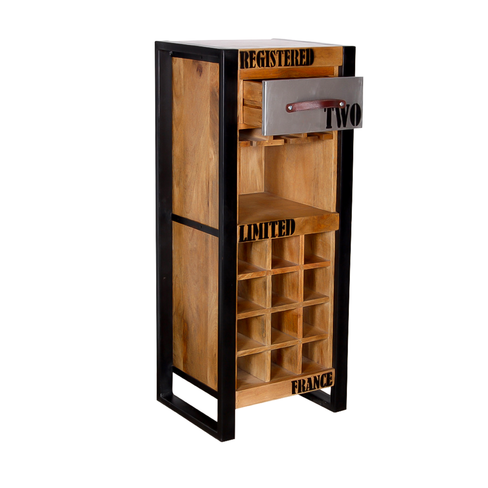 Industrial Wine Cabinet