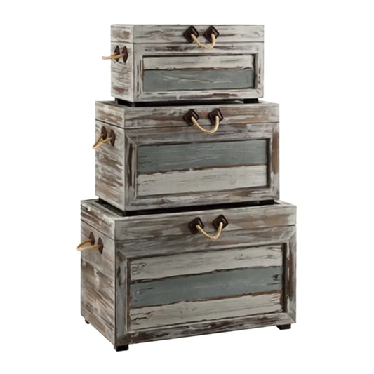 Stacked Distressed and Painted