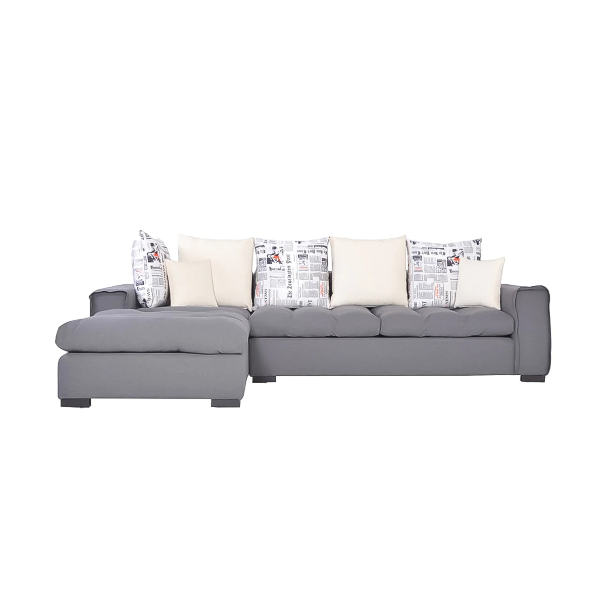 SectionalSleek Sofa and Benches